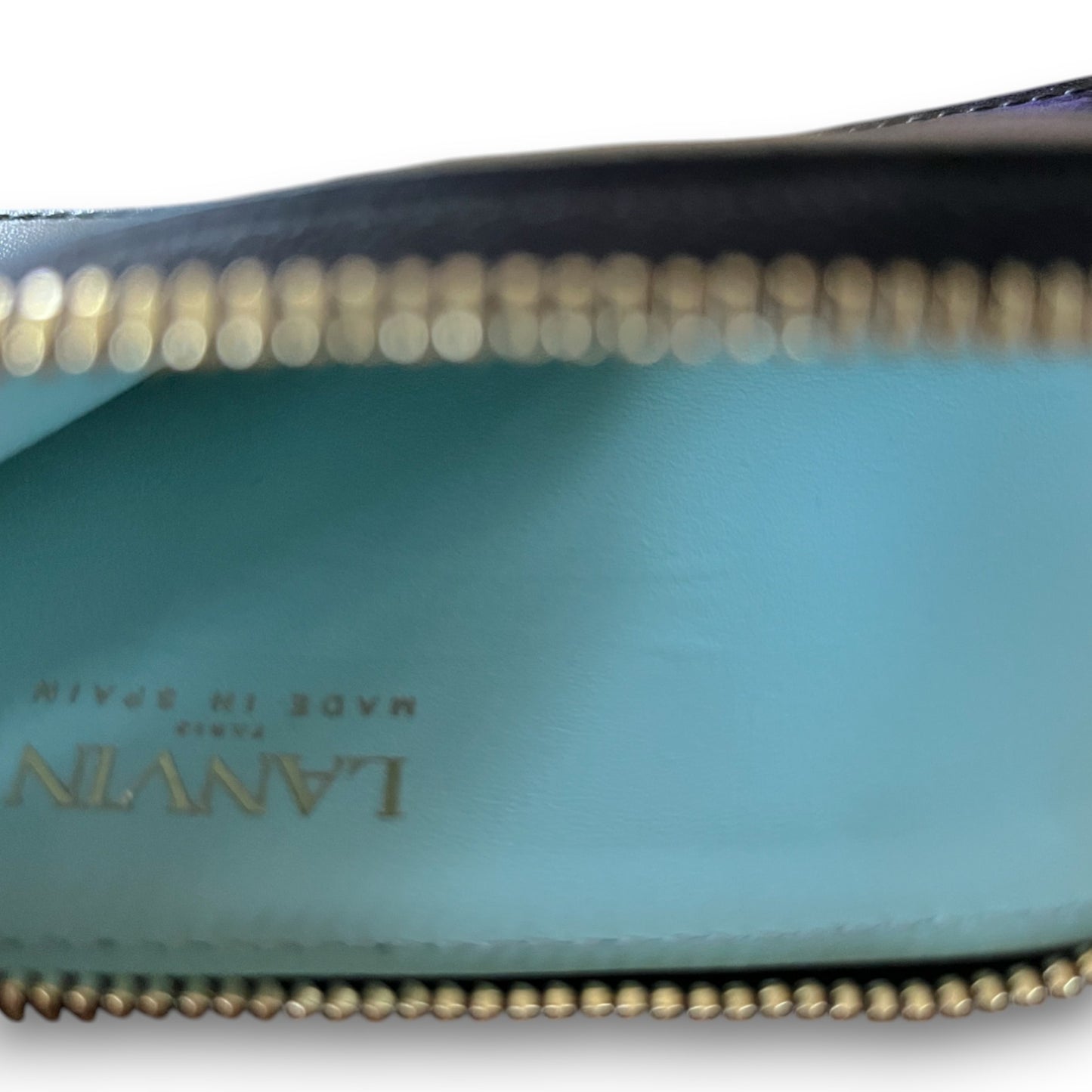 LANVIN - PORTE-CARTES ZIPPÉ NOIR