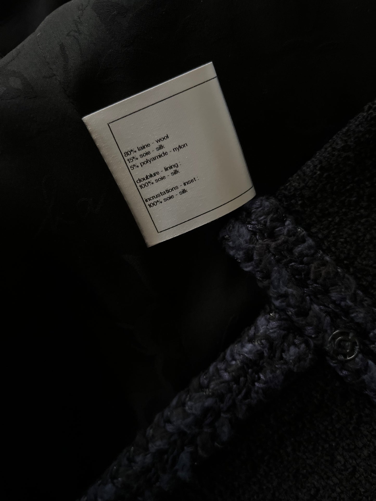 CHANEL - Manteau Tweed