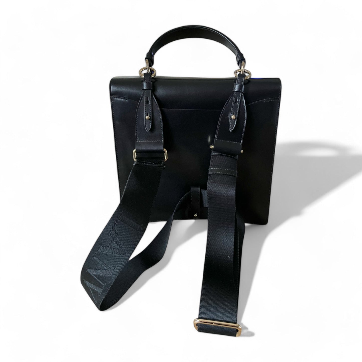 LANVIN - SAC À DOS CUIR NOIR