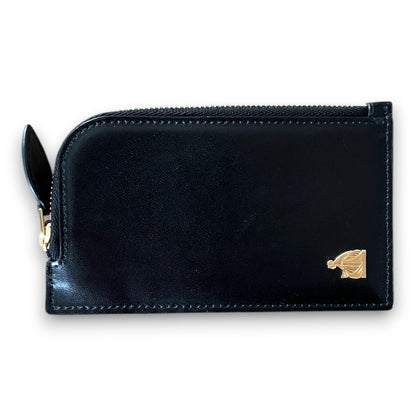 LANVIN - PORTE-CARTES ZIPPÉ NOIR