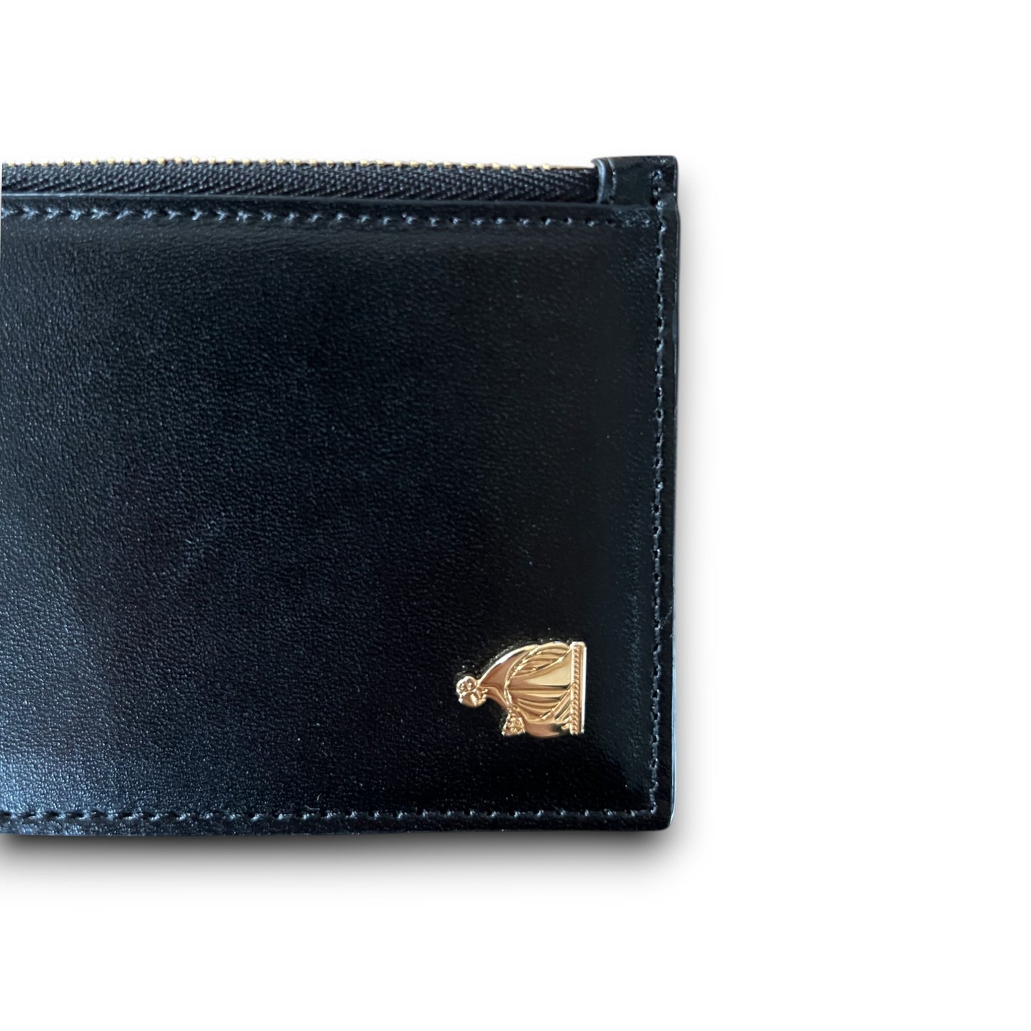 LANVIN - PORTE-CARTES ZIPPÉ NOIR