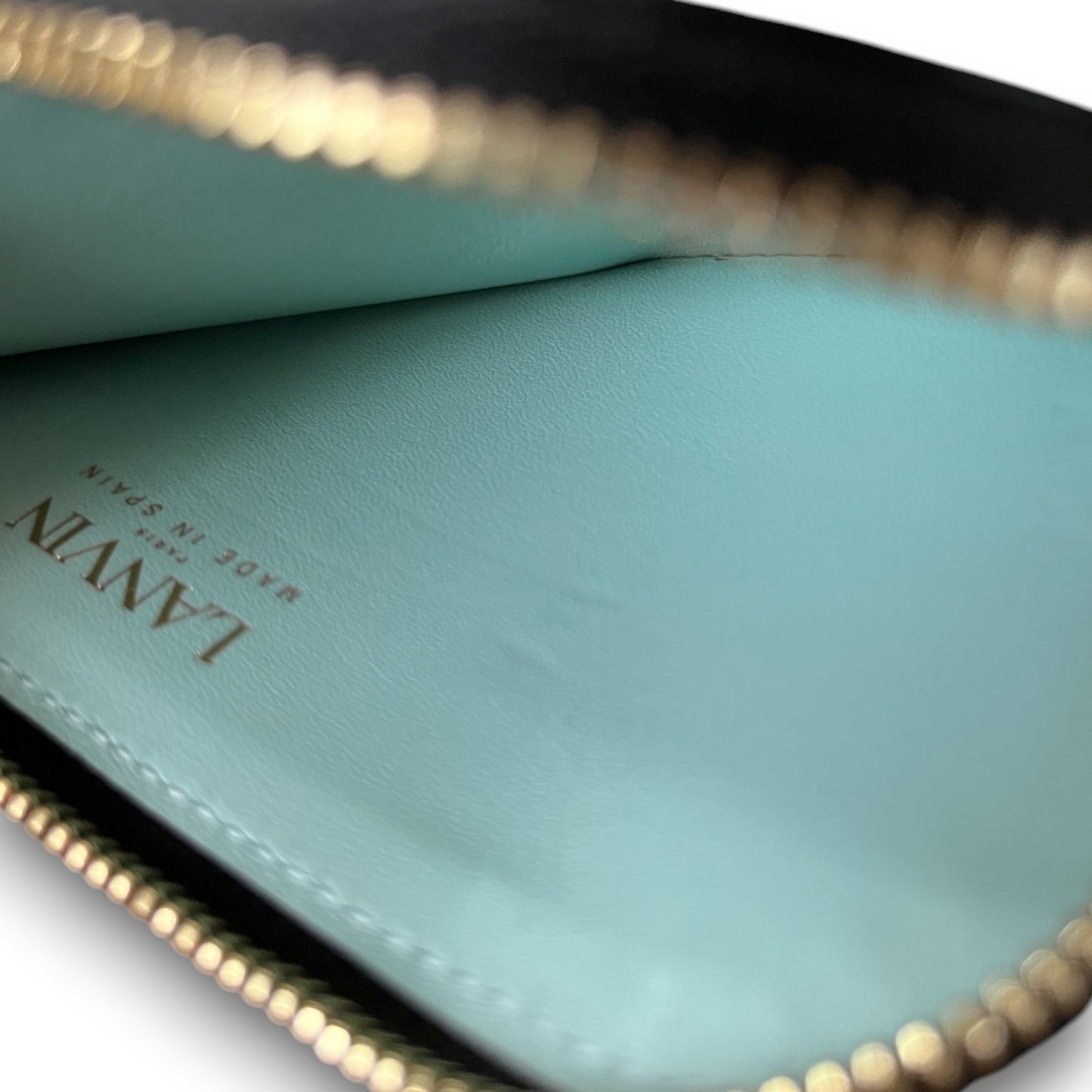 LANVIN - PORTE-CARTES ZIPPÉ NOIR