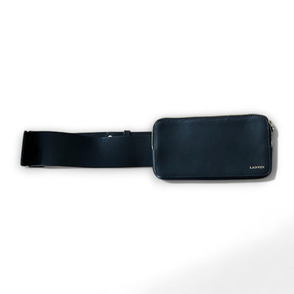 LANVIN - CEINTURE BANANE NOIRE