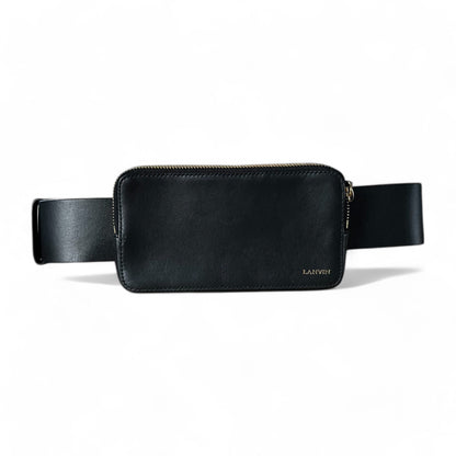 LANVIN - CEINTURE BANANE NOIRE
