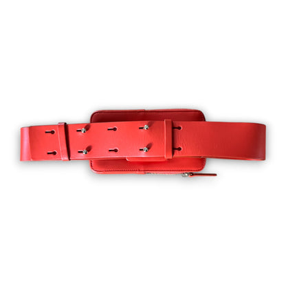 LANVIN - CEINTURE BANANE ORANGE