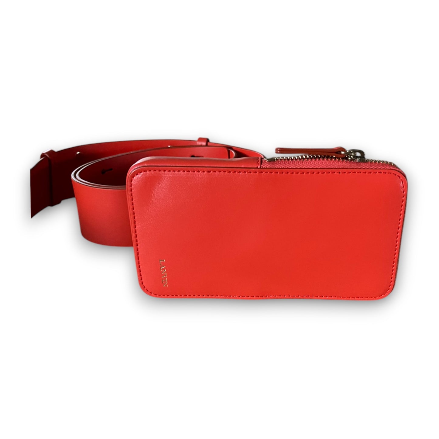 LANVIN - CEINTURE BANANE ORANGE