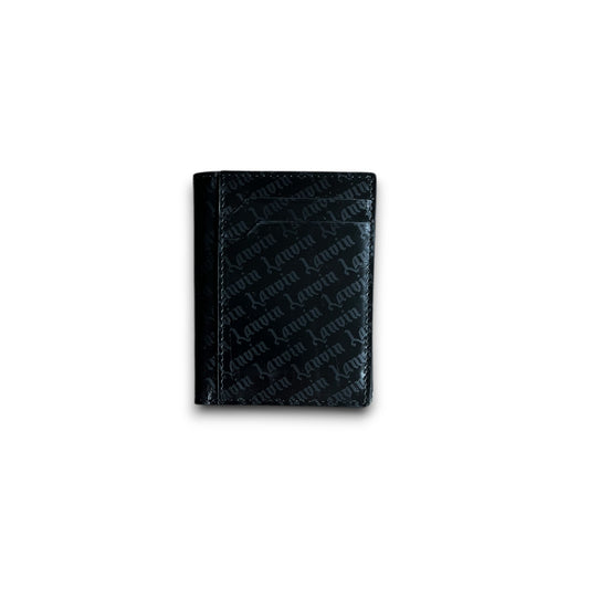 LANVIN - PORTE-CARTES PLIANT NOIR