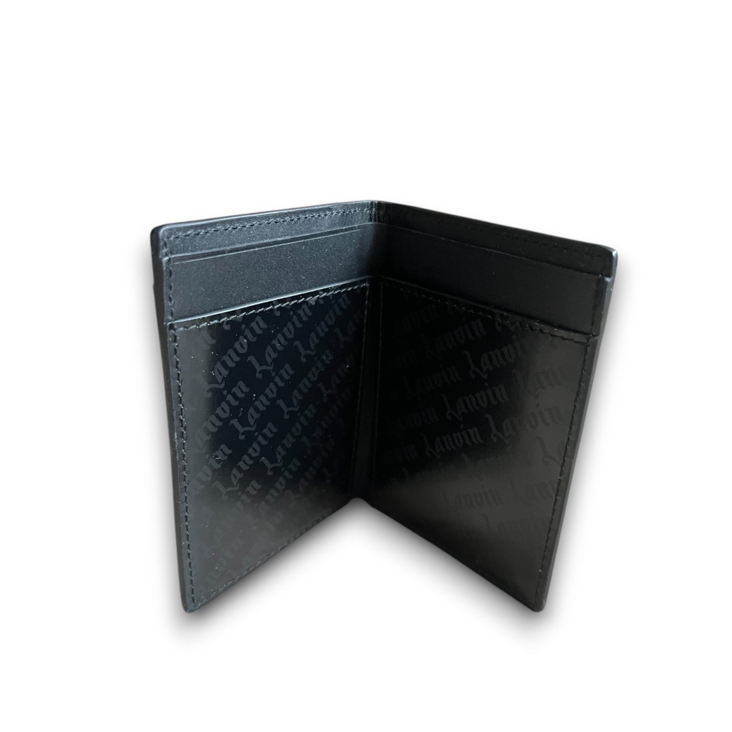 LANVIN - PORTE-CARTES PLIANT NOIR