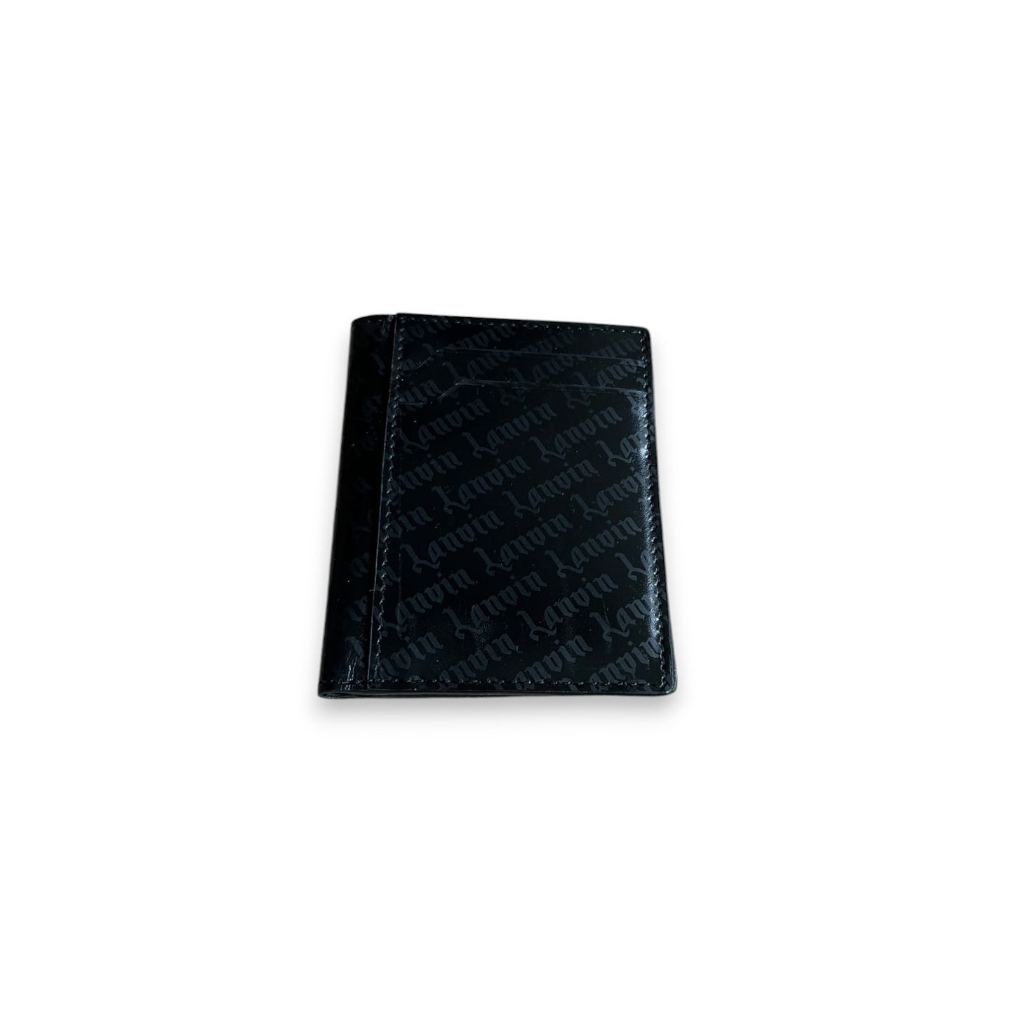 LANVIN - PORTE-CARTES PLIANT NOIR