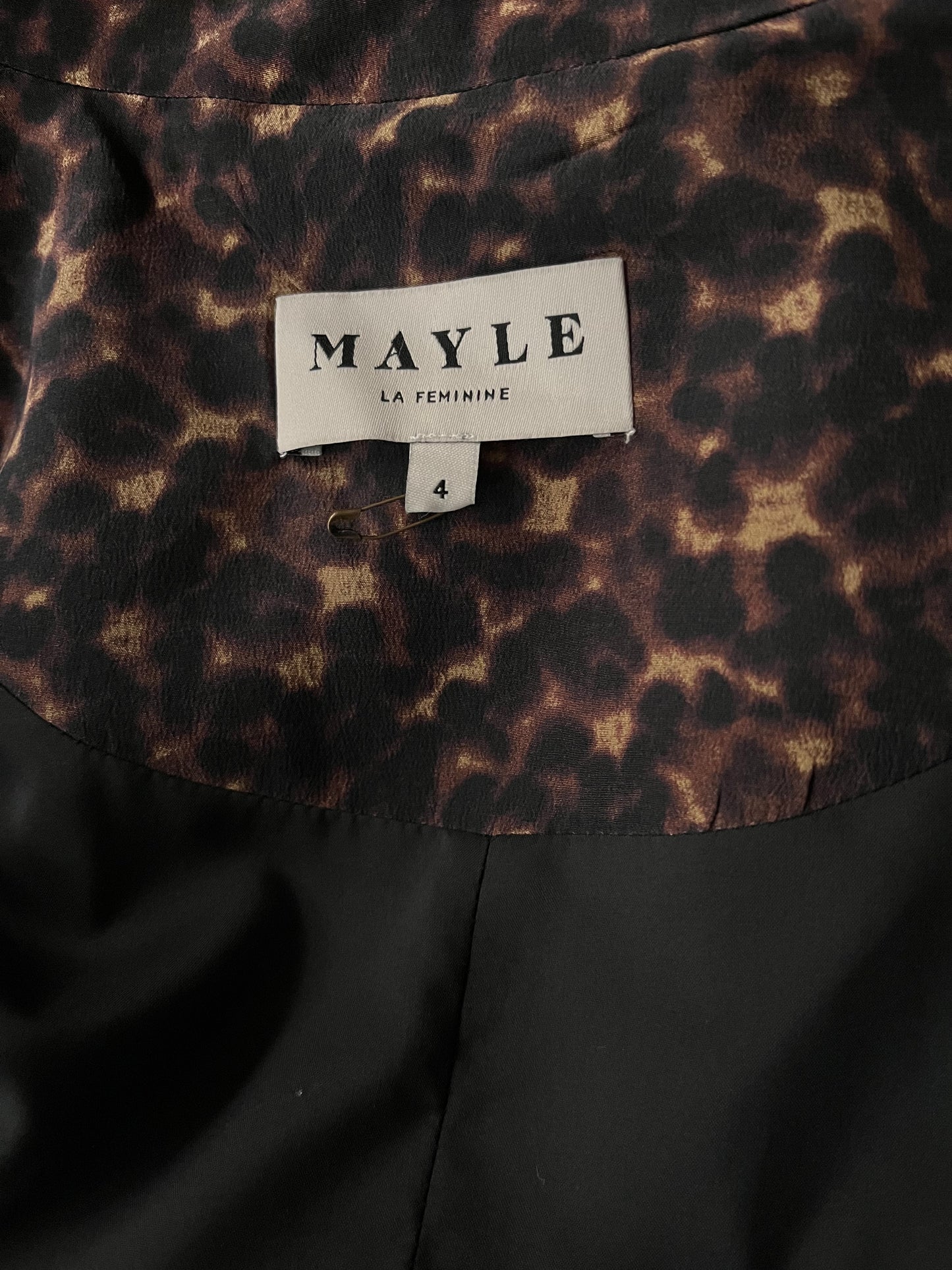 MAISON MAYLE - Trench Leopard
