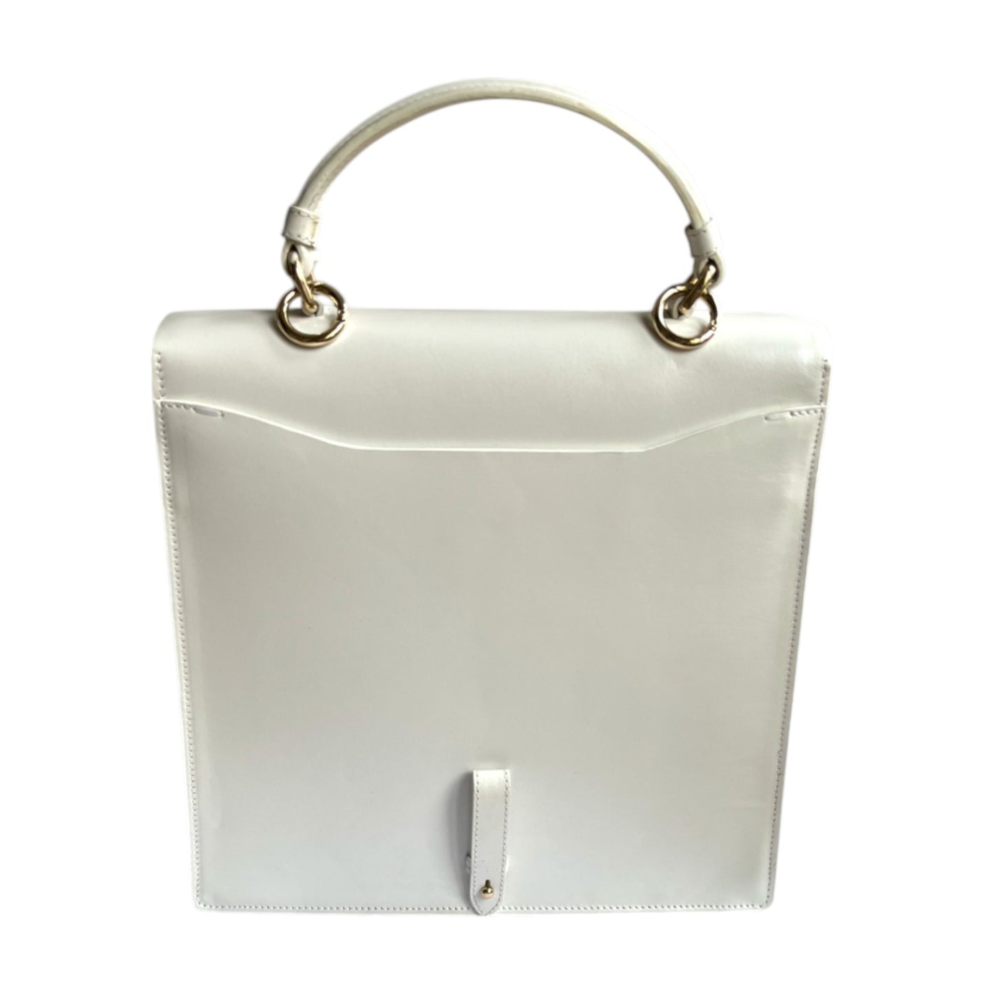 LANVIN - SAC À DOS CUIR BLANC