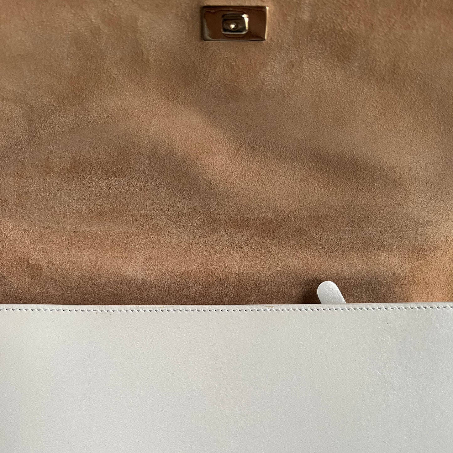 LANVIN - SAC À DOS CUIR BLANC