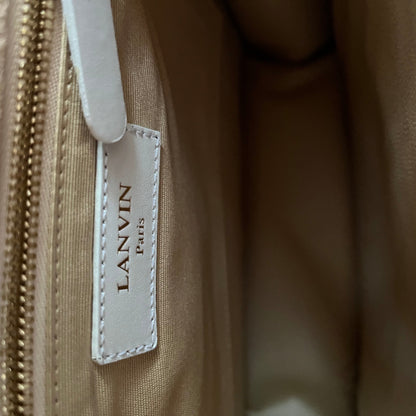 LANVIN - SAC À DOS CUIR BLANC