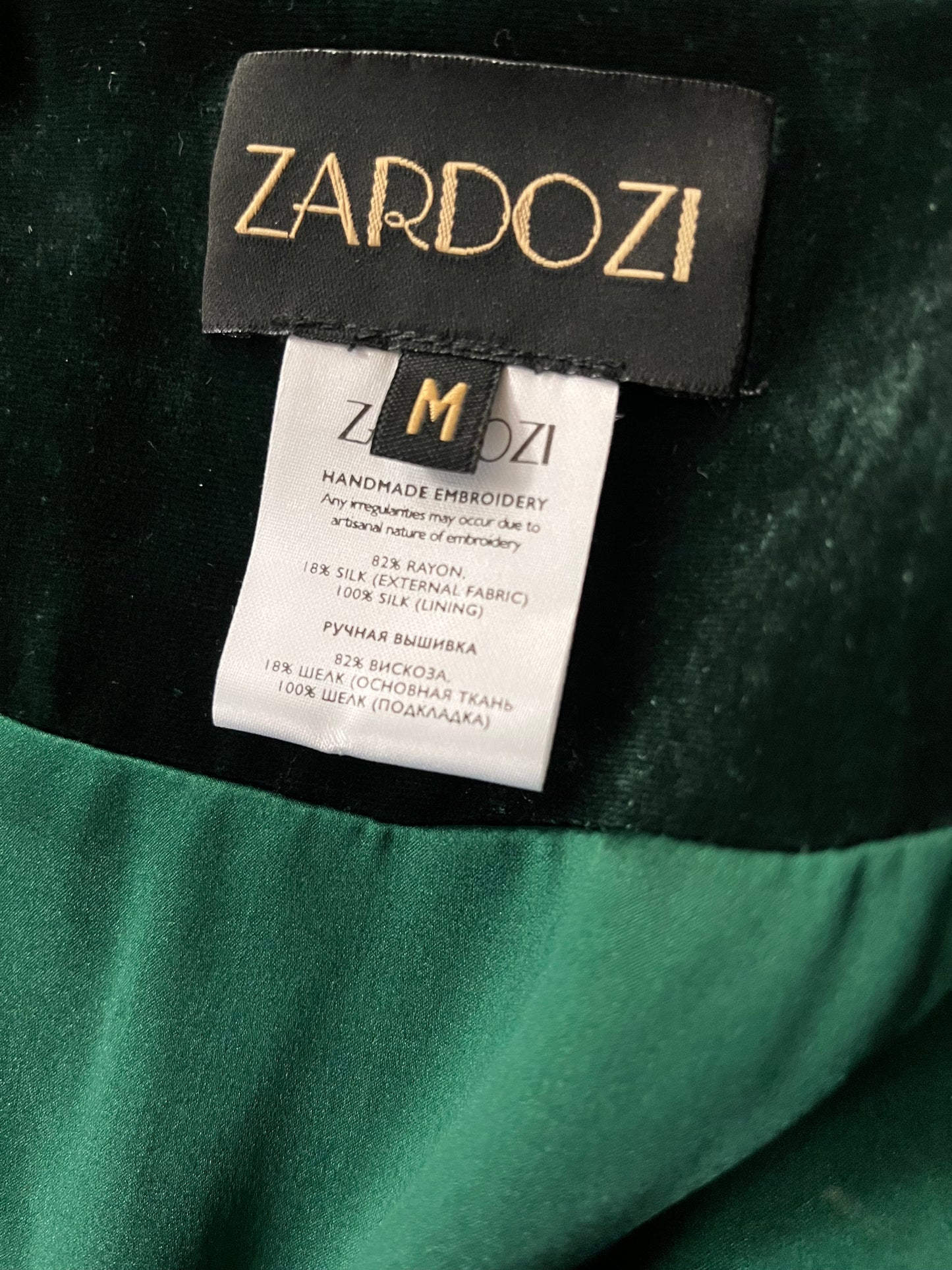 ZARDOZI - Kimono Long en Velours