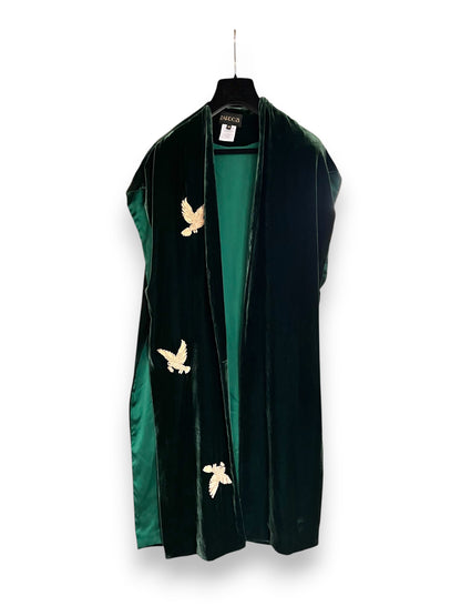 ZARDOZI - Kimono Long en Velours